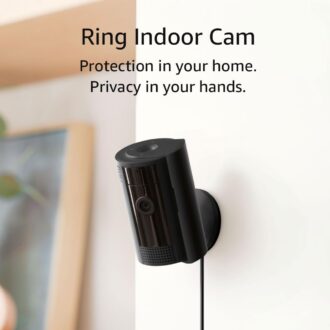 Ring Indoor Cam (2nd Gen) | latest generation, 2023 release | 1080p HD Video & Color Night Vision, Two-Way Talk, and Manual Audio & Video Privacy Cover | Black