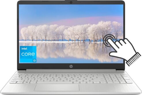 HP Newest 15.6″ HD Touchscreen Laptop Computer, 6-Core Intel Core i3-1215U, 32GB RAM, 1TB NVMe SSD, Fast Charge, Numeric Keypad, HDMI, WiFi, Type-C, Win 11, w/CUE Accessories