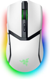 Razer Cobra Pro Wireless Gaming Mouse: 10 Customizable Controls – Chroma RGB Lighting – 30K Optical Sensor – Gen-3 Optical Switches – 2.4GHz, Bluetooth & USB Type C – Up to 170 Hr Battery – White