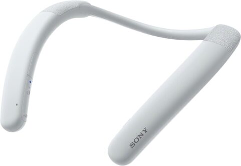 Sony SRS-NB10 Wireless Neckband Bluetooth Speaker Comfortable and Lightweight with Technology to Work from Home, Built-in mic, 20 Hours of Battery Life, and IPX4 Splash-Resistant- White