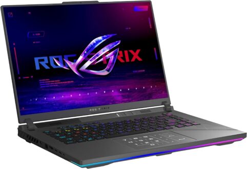 ASUS ROG Strix G16 (2024) Gaming Laptop, 16” 16:10 QHD 240Hz, GeForce RTX 4070, Intel® Core™ i9-14900HX, 32GB DDR5, 1TB PCIe SSD, Wi-Fi 6E, Windows 11 Pro, G614JIR-XS96