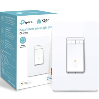 Kasa Smart Dimmer Switch HS220, Single Pole, Needs Neutral Wire, 2.4GHz Wi-Fi Light Switch Works with Alexa and Google Home, UL Certified, No Hub Required, 1 Pack