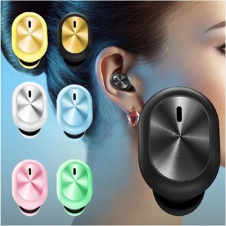 Deals Of The Day Lightning Deals Today Prime Outdoor 1pc Bluetooth Wireless Earbud F911 Bluetooth 5.0 Mini Wireless Earphone Macaron Color In-Ear Single Ear Earbuds Bluetooth Compatible Stereo Headset