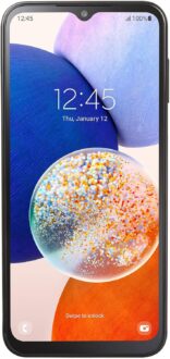 TracFone Samsung Galaxy A14 5G, 64GB, Black – Prepaid Smartphone (Locked)