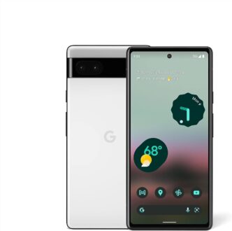Google Pixel 6a – 5G Android Phone – Unlocked Smartphone with 12 Megapixel Camera and 24-Hour Battery – Chalk