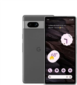 Google Pixel 7a – Unlocked Android Cell Phone – Smartphone with Wide Angle Lens and 24-Hour Battery – 128 GB – Charcoal