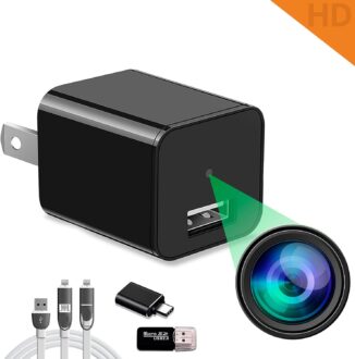 Spy Camera Charger – Hidden Camera – Premium Pack – HD 1080P – Best Mini Spy Camera – USB Charger Camera – Secret Camera – Nanny Cam – Small Cameras for Spying – Surveillance Camera Full HD