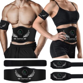 Ab Stimulator Belt, Tactical x Abs Stimulator Muscle Toner Home Office Workout Equipment for Abdomen